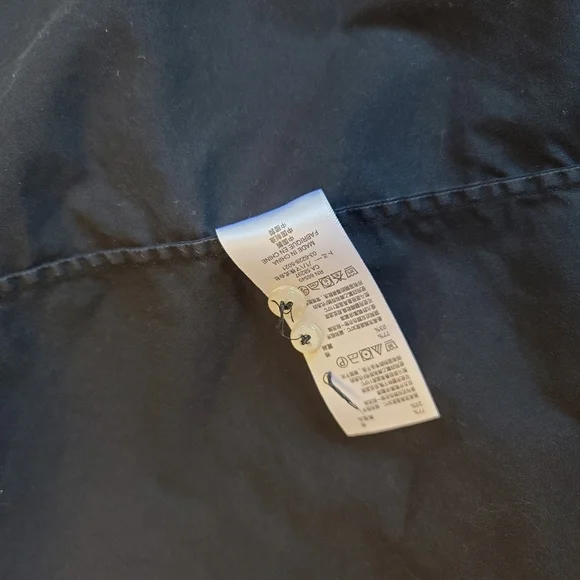 TOMMY BAHAMA Long sleeve Black cotton silk blend shirt size XLT - Picture 9 of 11